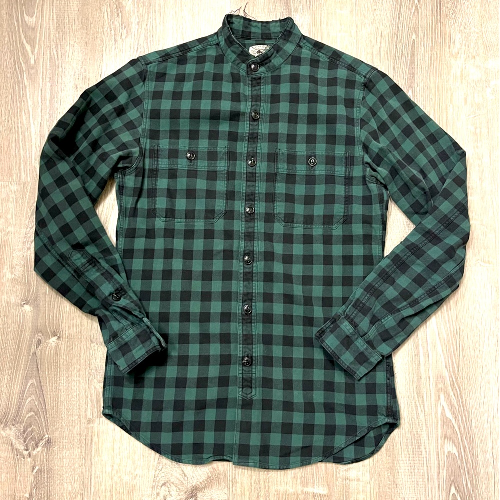 Men’s J. Crew Buffalo Plaid Flannel Button Down Shirt- Size X-Small- Pre-owned